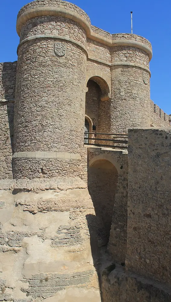 Detalle del Castillo de Chinchilla.