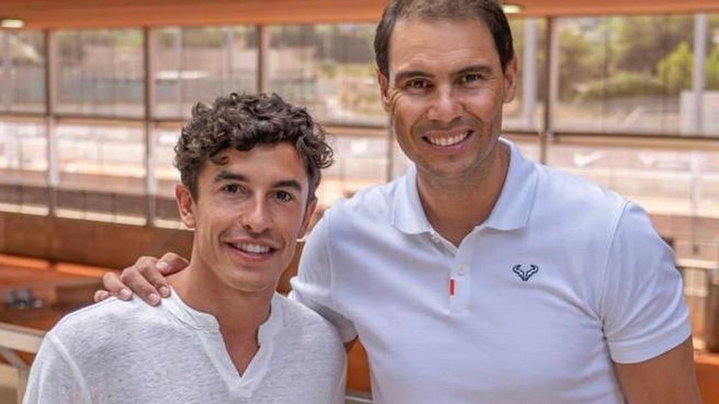 Marc Márquez y Rafa Nadal Marc Márquez y Rafa Nadal