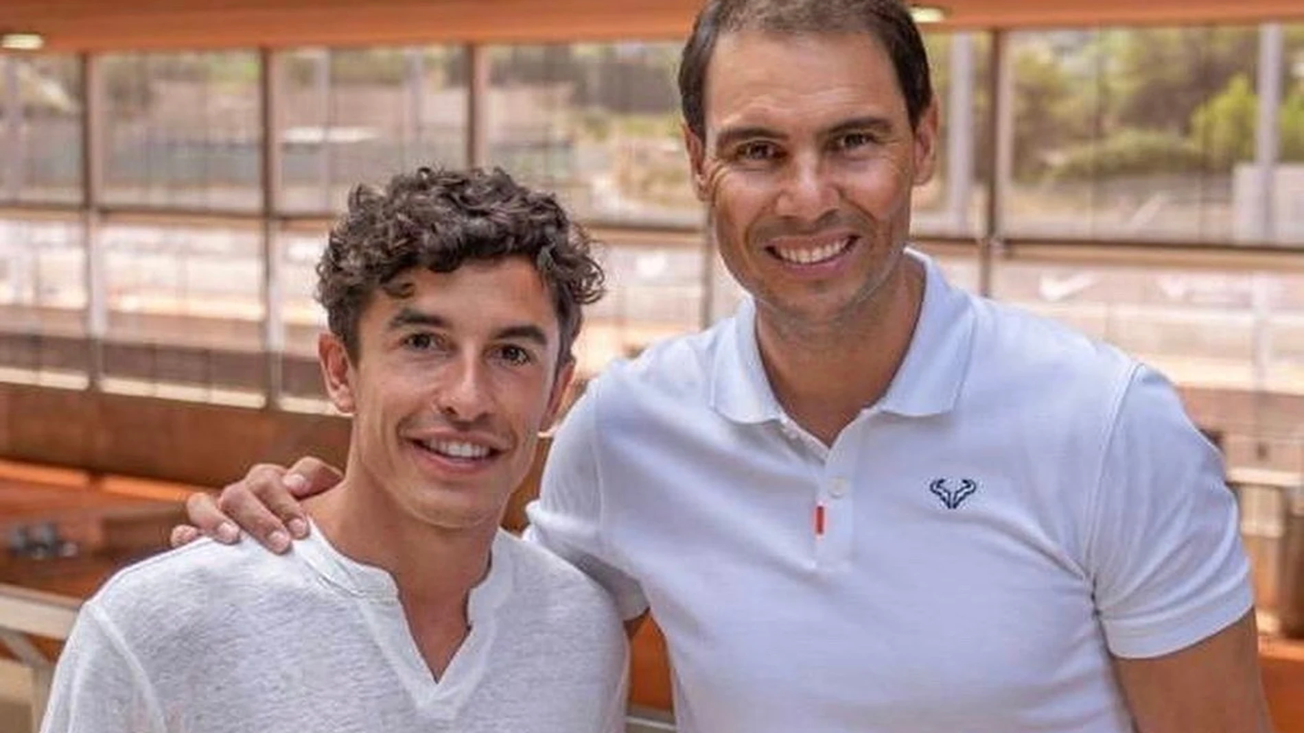 Marc Márquez y Rafa Nadal