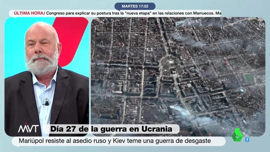 El último análisis de Ramón Lobo sobre la guerra en Ucrania en el plató de Más Vale Tarde El último análisis de Ramón Lobo sobre la guerra en Ucrania en el plató de Más Vale Tarde