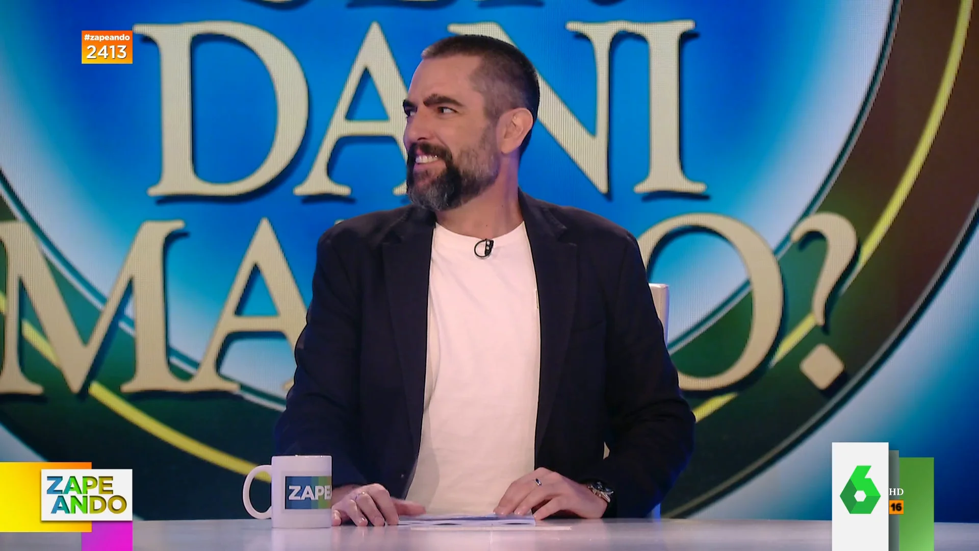 El juego sobre Dani Mateo para despedirle por sus vacaciones que parece un in memoriam