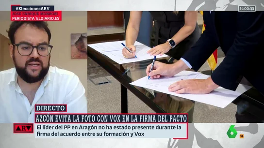 Monrosi ve "sorprendente" el pacto de PP y Vox para gobernar en Aragón: "Son cosas que no resultan coherentes" Monrosi ve "sorprendente" el pacto de PP y Vox para gobernar en Aragón: "Son cosas que no resultan coherentes"