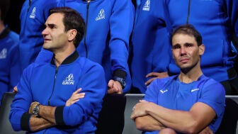 Rafa Nadal y Roger Federer