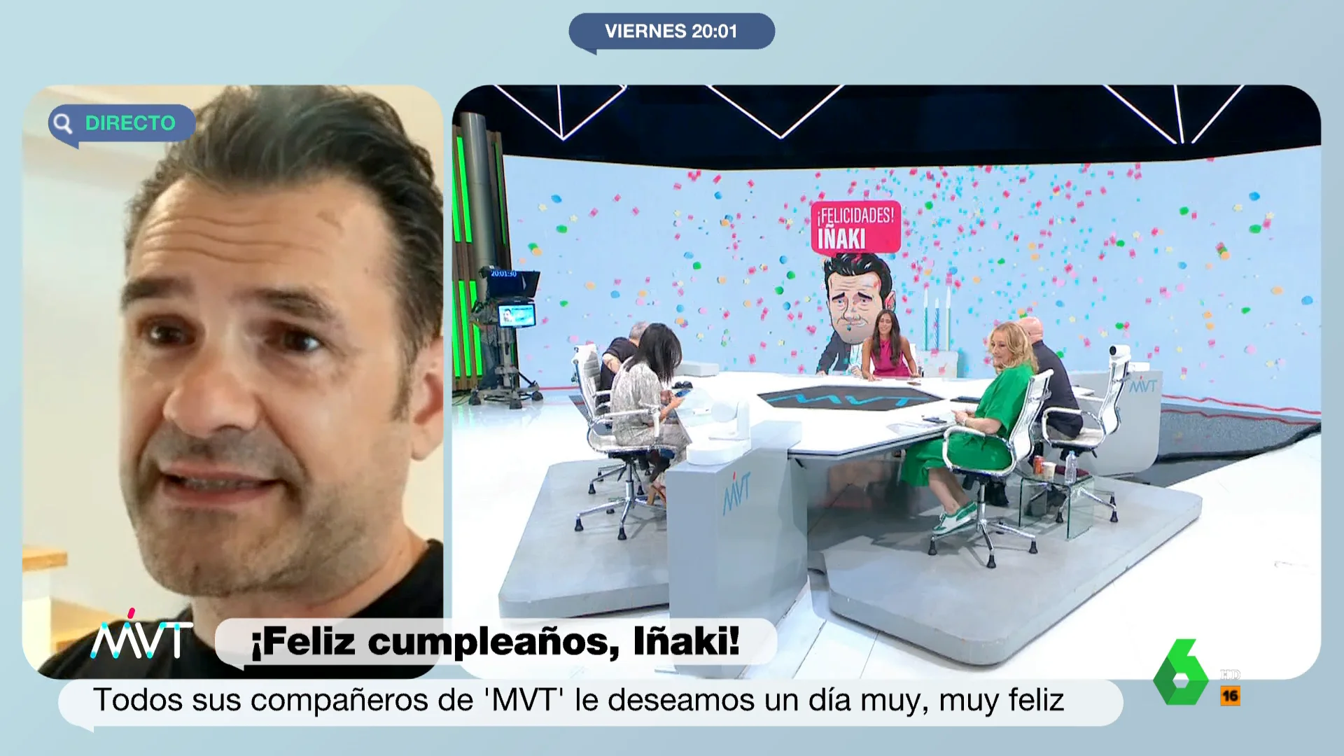 Iñaki López habla de la paternidad en su cumpleaños: "Hay que tener niños antes de los 30, los tienes un poco de mayor y así estamos Bertín Osborne y yo"