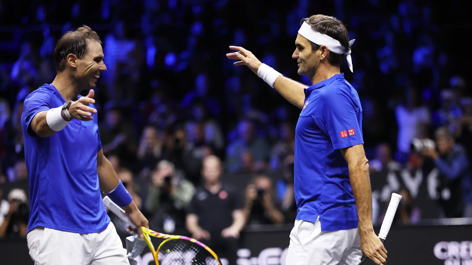 Roger Federer y Rafa Nadal