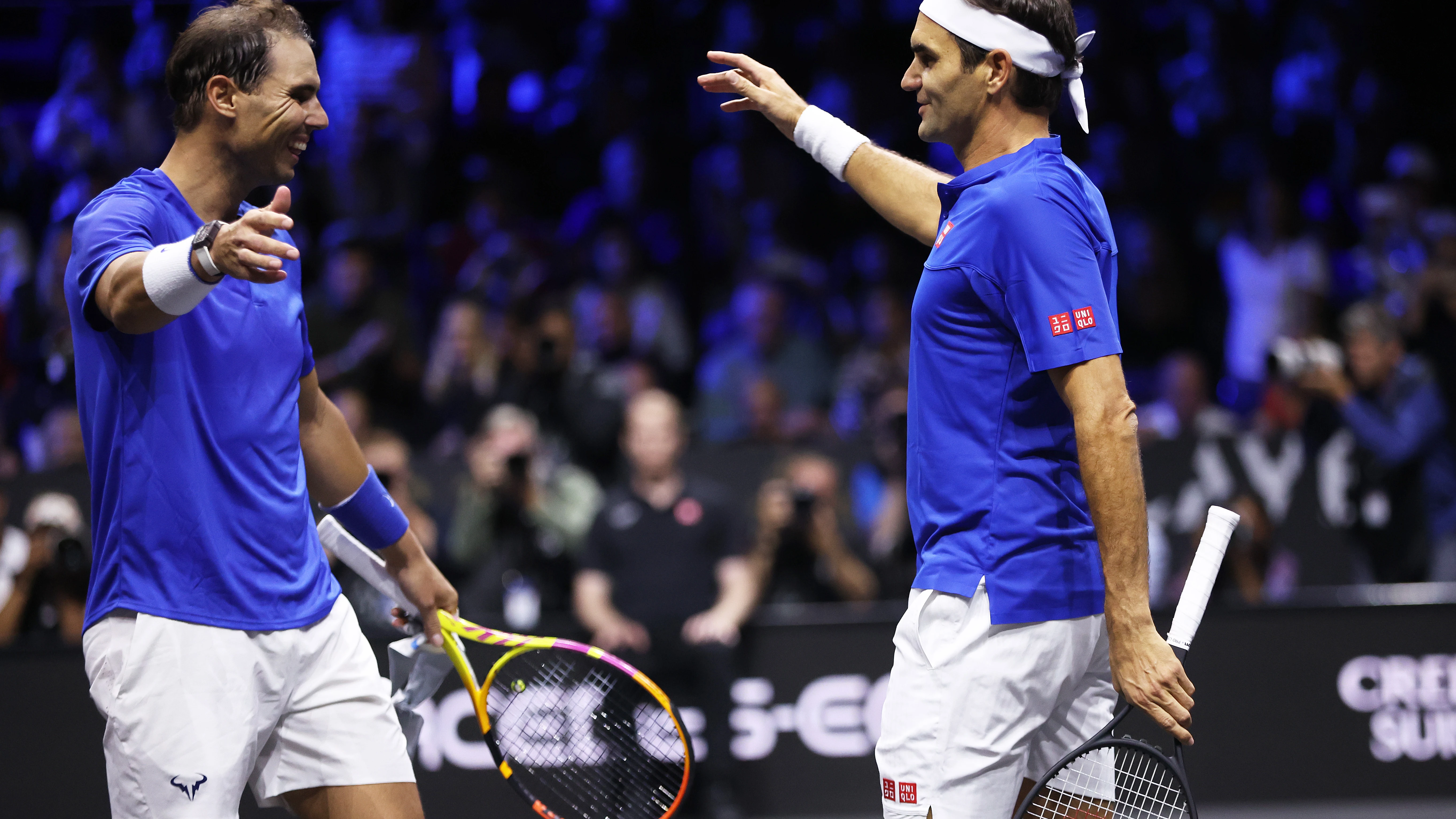 Roger Federer y Rafa Nadal