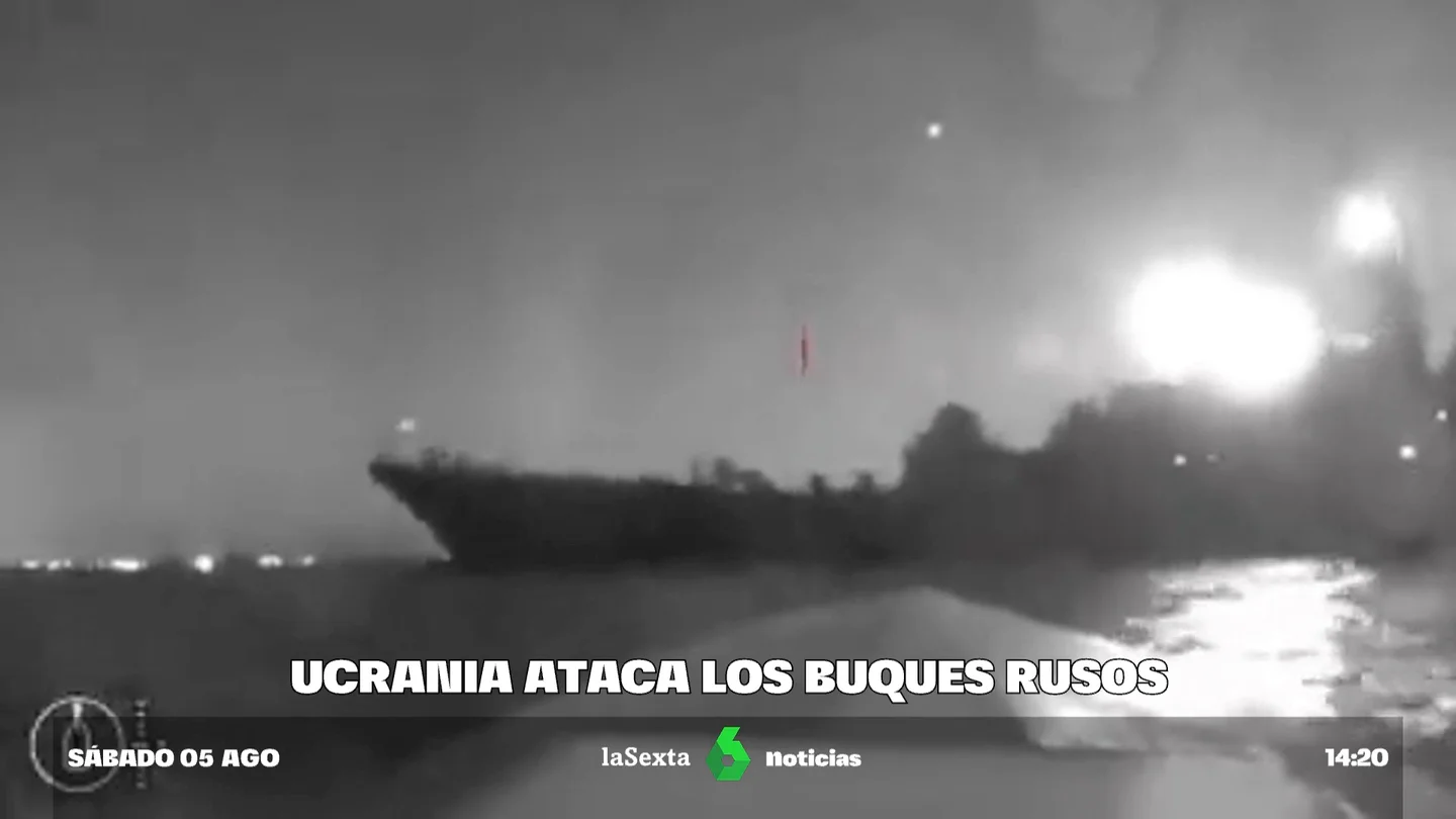 Ucrania ataca buques rusos PETROLERO RUSO