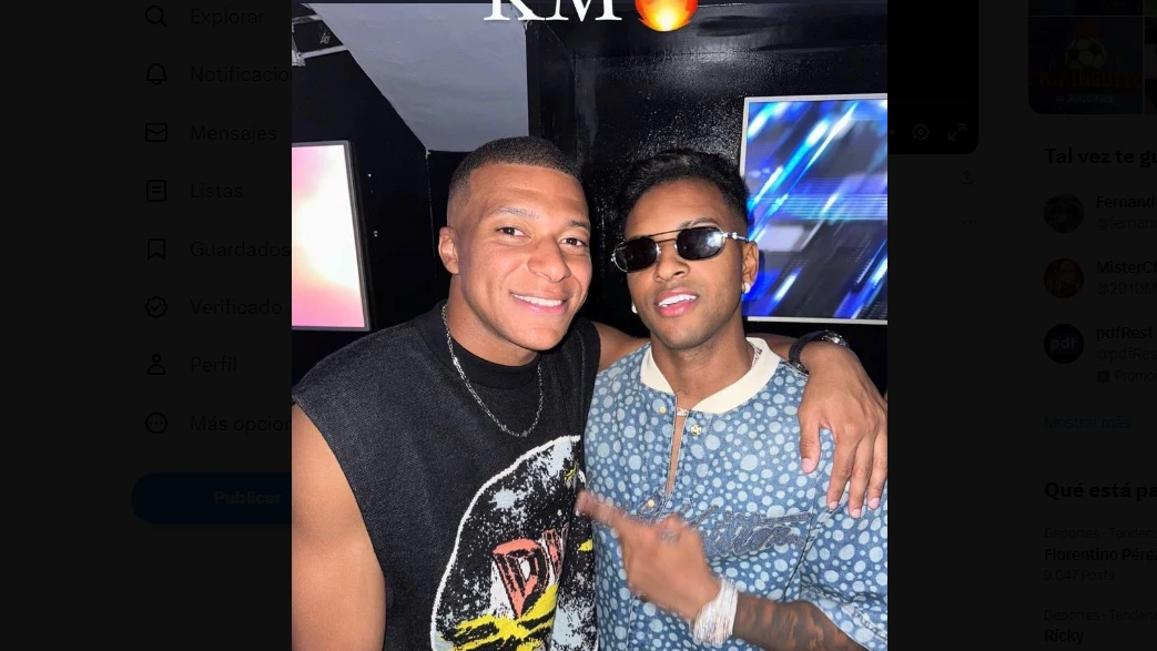 Kylian Mbappé y Rodrygo Goes