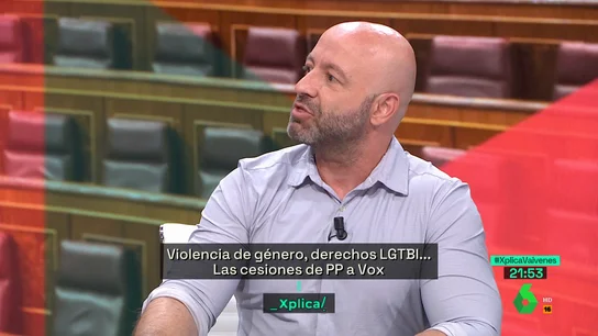 Rafa López desmonta los argumentos de Vox: "Habla de echar a la basura personas, dice que ser homosexual es un problema y ser trans una enfermedad" Rafa López desmonta los argumentos de Vox: "Habla de echar a la basura personas, dice que ser homosexual es un problema y ser trans una enfermedad"