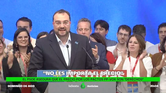 El PSOE reprocha a Feijóo sus pactos con Vox El PSOE reprocha a Feijóo sus pactos con Vox