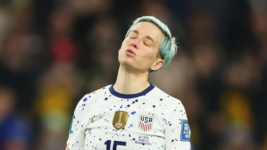 Megan Rapinoe se lamenta Megan Rapinoe se lamenta