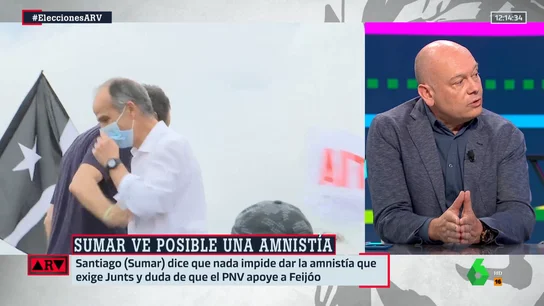 El tajante argumento de Gabriel Sanz sobre la investidura de Sánchez: "Si Puigdemont se empeña en meter su peripecia penal en la negociación, no habrá investidura de Sánchez" El tajante argumento de Gabriel Sanz sobre la investidura de Sánchez: "Si Puigdemont se empeña en meter su peripecia penal en la negociación, no habrá investidura de Sánchez"