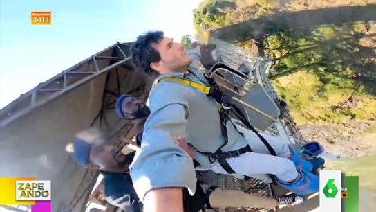 Iñigo Onieva hace puenting durante su luna de miel con Tamara Falcó Iñigo Onieva hace puenting durante su luna de miel con Tamara Falcó