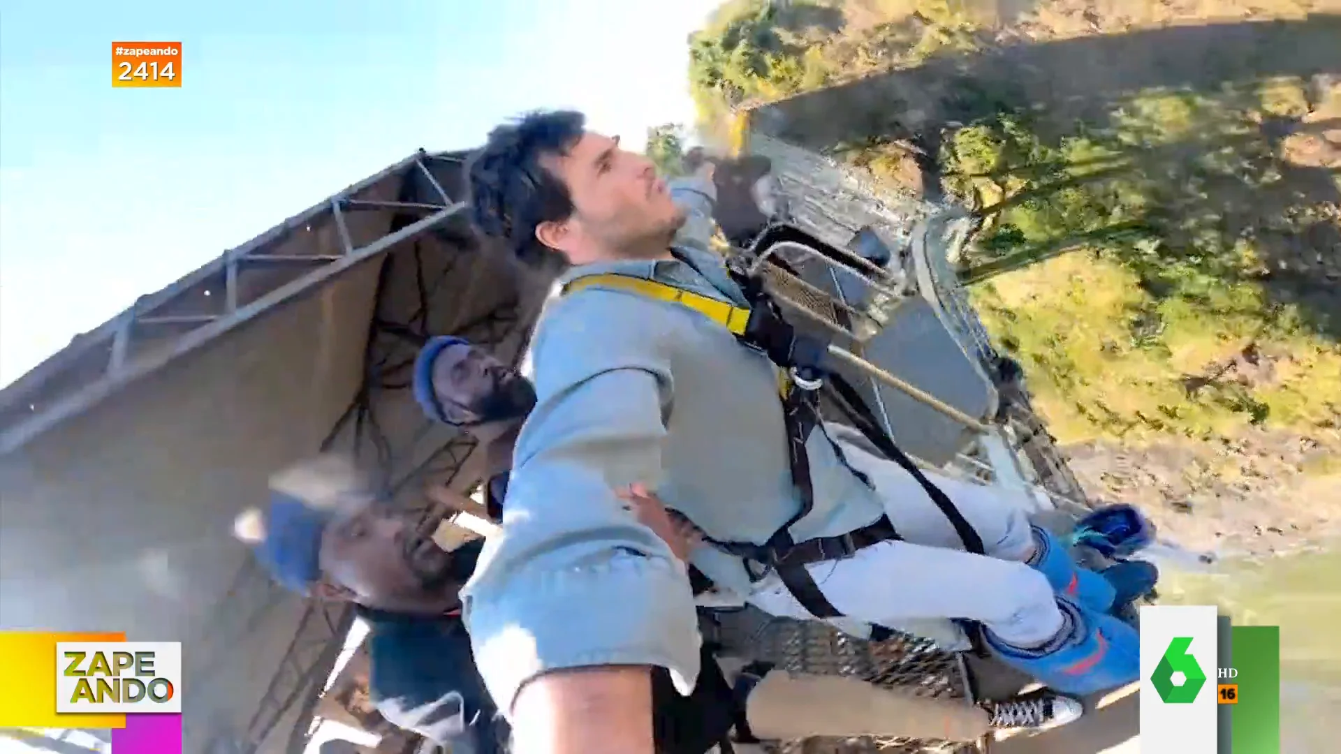 Iñigo Onieva hace puenting durante su luna de miel con Tamara Falcó