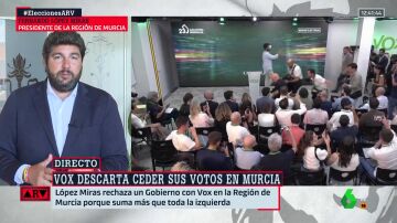 ¿Qué acuerdos programáticos le ha propuesto el PP a Vox en Murcia? López Miras responde