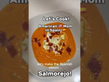Una madre estadounidense realiza la receta del salmorejo y sorprende a sus seguidores: "Está perfecto"