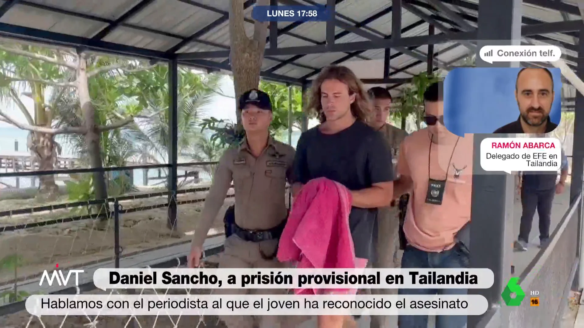 El periodista Ramón Abarca pudo hablar cara a cara con el detenido. Afirma haberse encontrado con "una persona tremendamente afectada por la situación", que le confirmó que se había declarado culpable porque "había muchas pruebas y bastante claras" en su contra. 