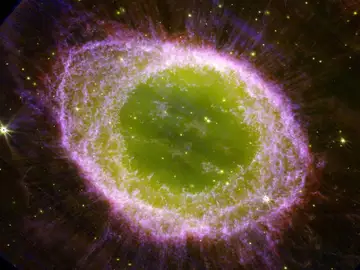 Imagen de la nebulosa del Anillo Imagen de la nebulosa del Anillo