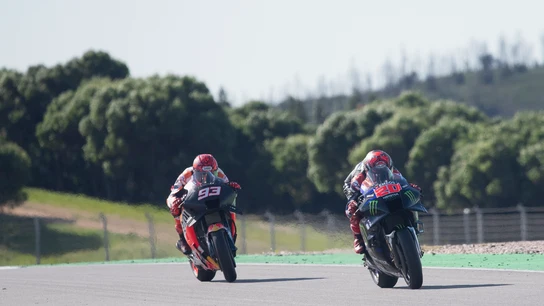 Marc Márquez y Fabio Quartararo Marc Márquez y Fabio Quartararo