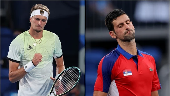 Djokovic y Zverev Djokovic y Zverev