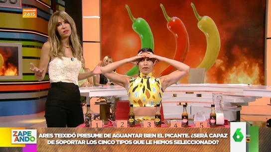 Ares Teixidó se enfrenta al reto del picante en Zapeando Ares Teixidó se enfrenta al reto del picante en Zapeando