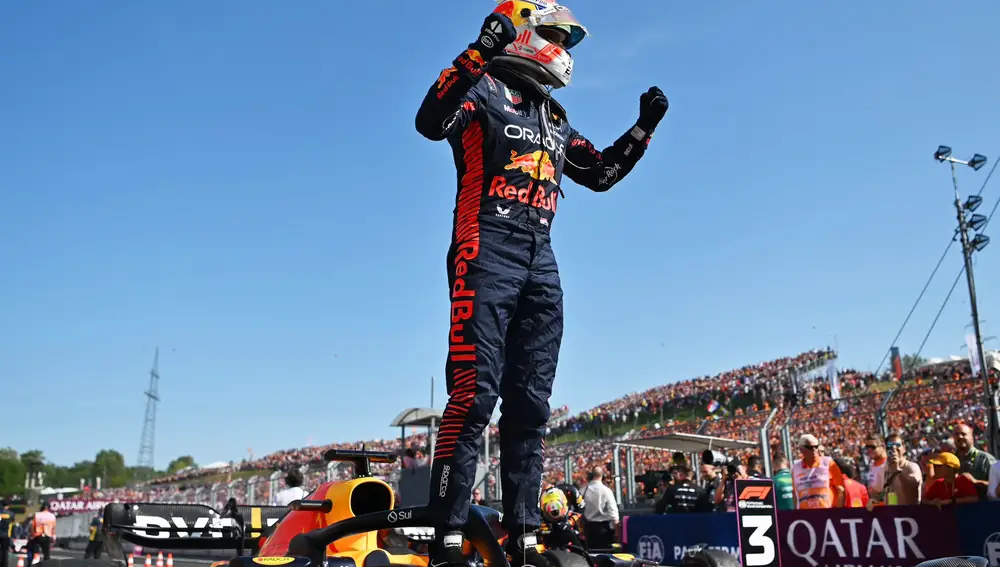 Max Verstappen en el GP de Hungría 2023