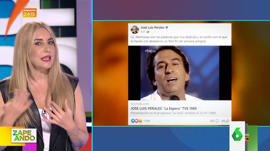 Berta Collado aclara cómo surgió el bulo de la muerte de José Luis Perales por un malentendido Berta Collado aclara cómo surgió el bulo de la muerte de José Luis Perales por un malentendido