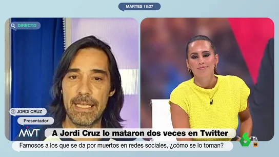 Así descubrió Jordi Cruz que había 'muerto': "Tenía una cantidad de mensajes... Fue un momento bastante creepy'" Así descubrió Jordi Cruz que había 'muerto': "Tenía una cantidad de mensajes... Fue un momento bastante creepy'"