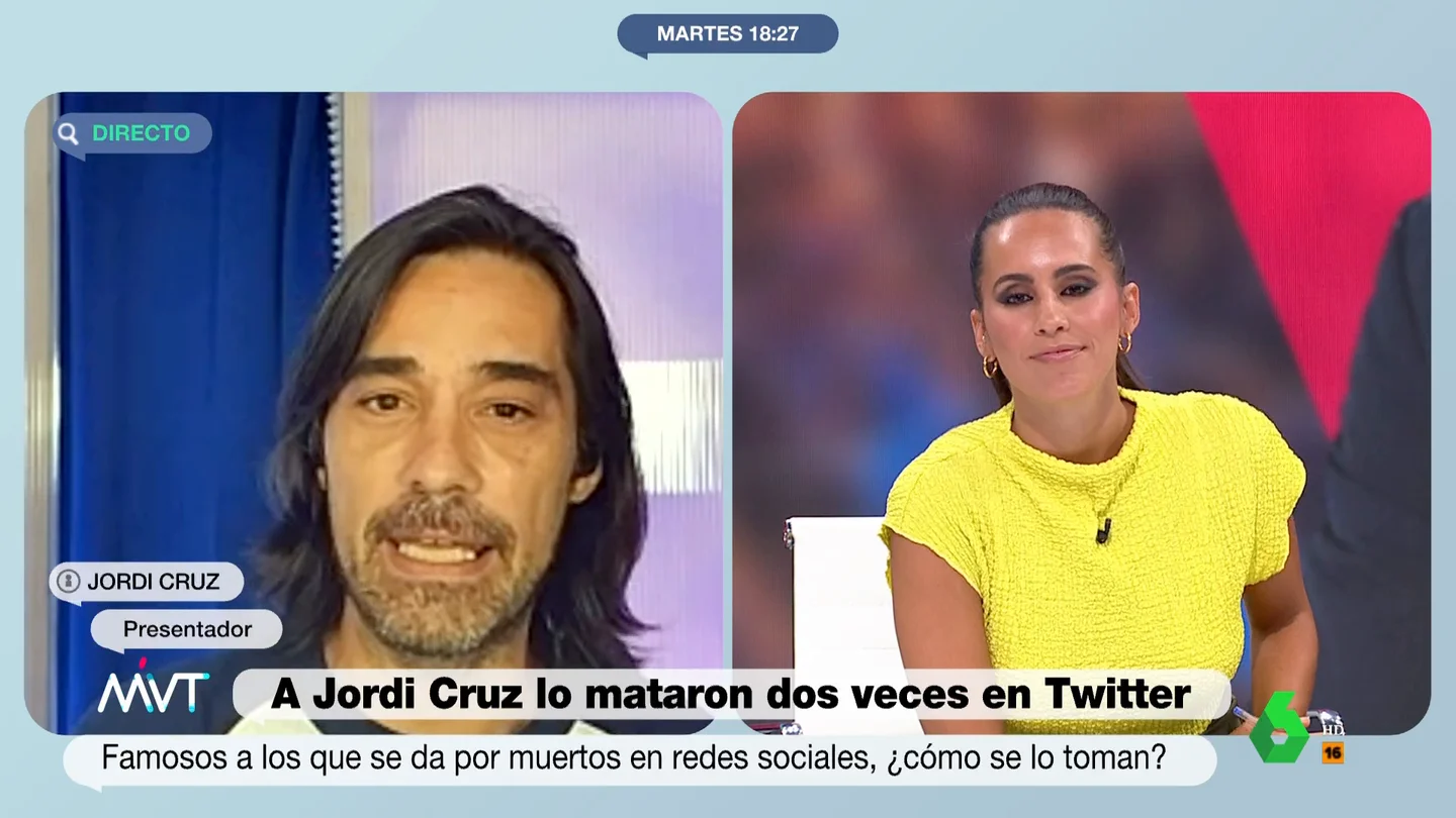 Así descubrió Jordi Cruz que había 'muerto': "Tenía una cantidad de mensajes... Fue un momento bastante creepy'" Así descubrió Jordi Cruz que había 'muerto': "Tenía una cantidad de mensajes... Fue un momento bastante creepy'"