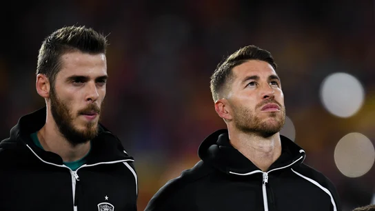 David De Gea y Sergio Ramos David De Gea y Sergio Ramos