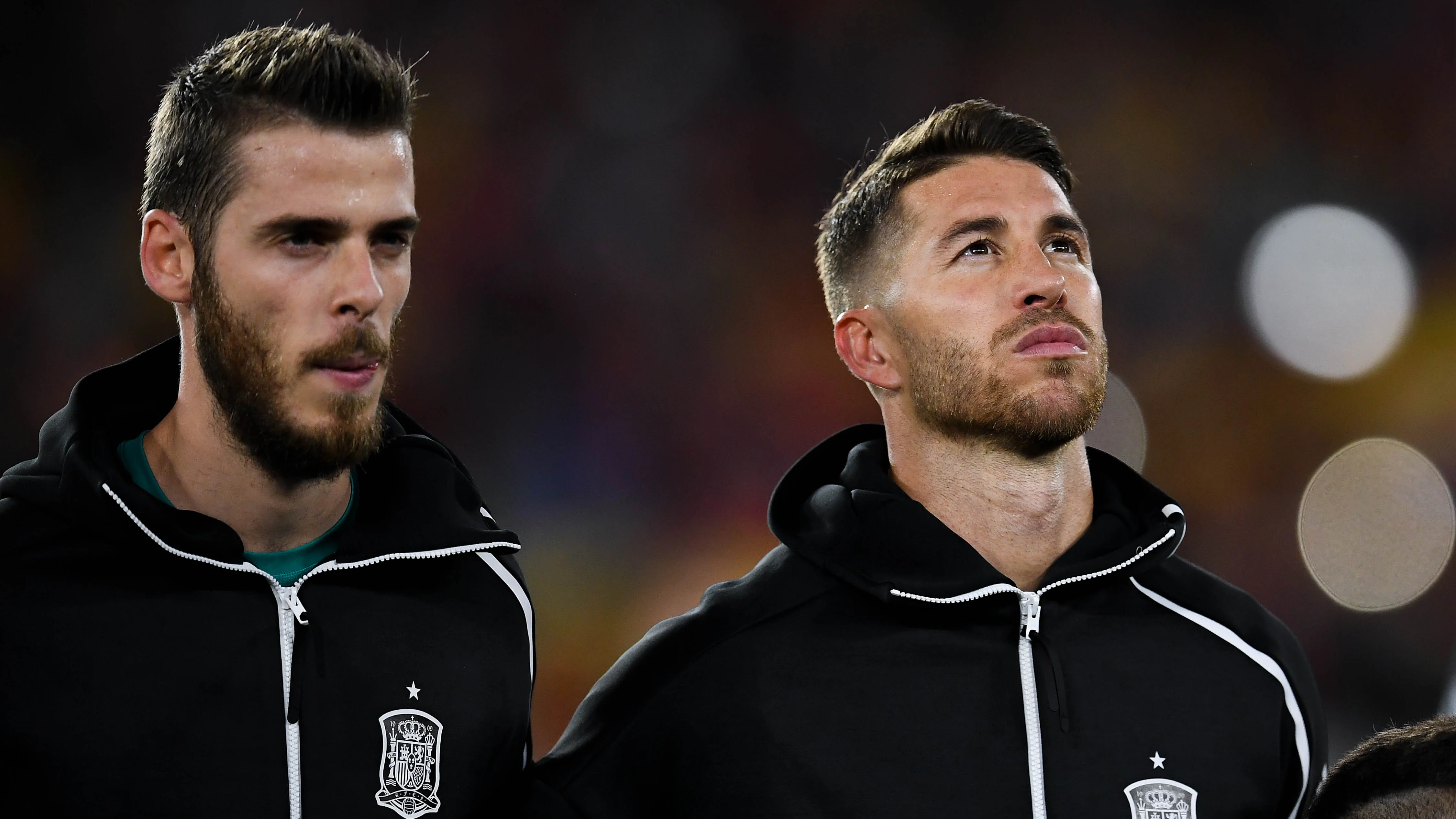 David De Gea y Sergio Ramos