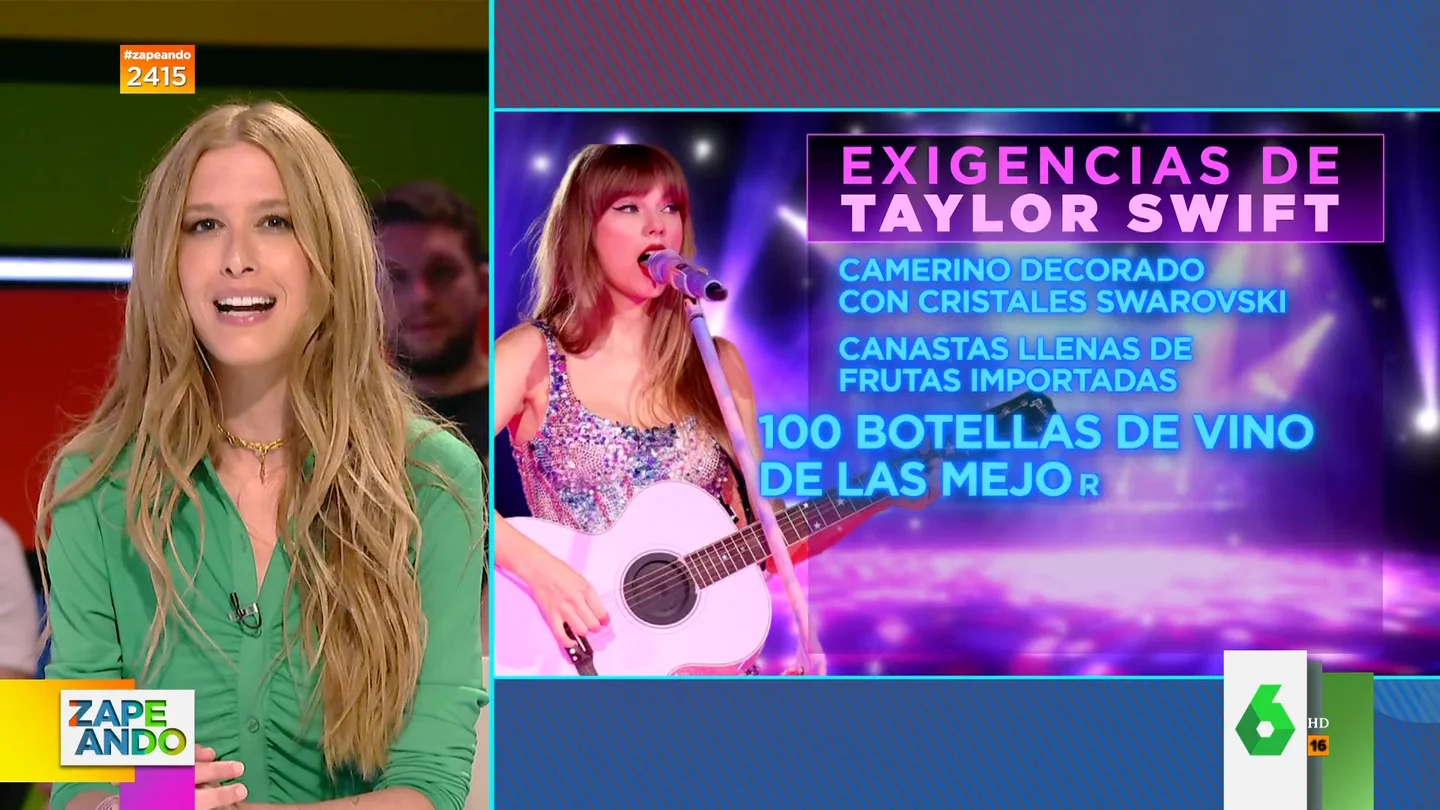 Gakian alucina con una de las exigencias de Taylor Swift en su gira: "Para frotarte contra la pared y exfoliarte la espalda" Gakian alucina con una de las exigencias de Taylor Swift en su gira: "Para frotarte contra la pared y exfoliarte la espalda"