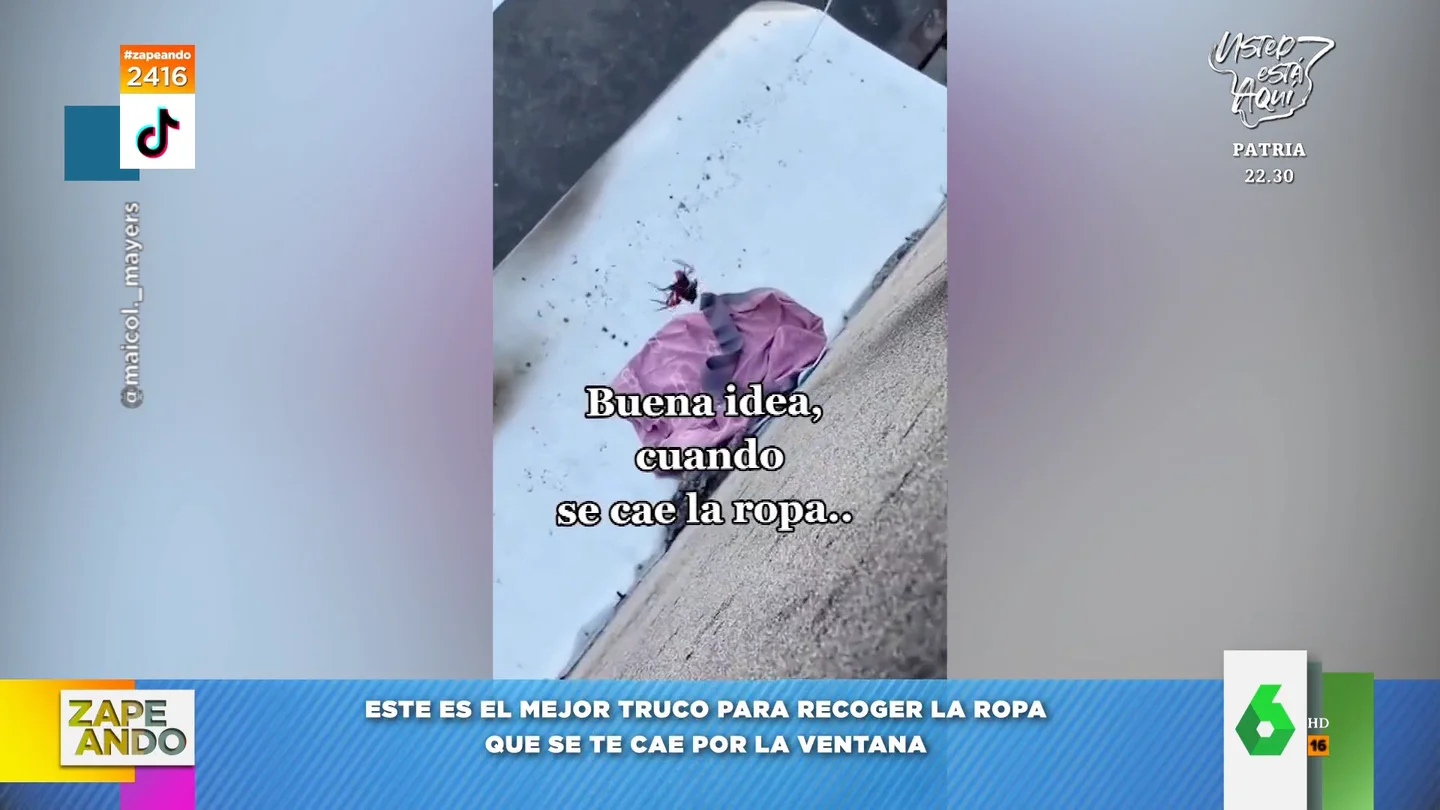 El truco definitivo para recuperar tu ropa si se cae mientras tiendes: "¡Qué fantasía es esa!" El truco definitivo para recuperar tu ropa si se cae mientras tiendes: "¡Qué fantasía es esa!"