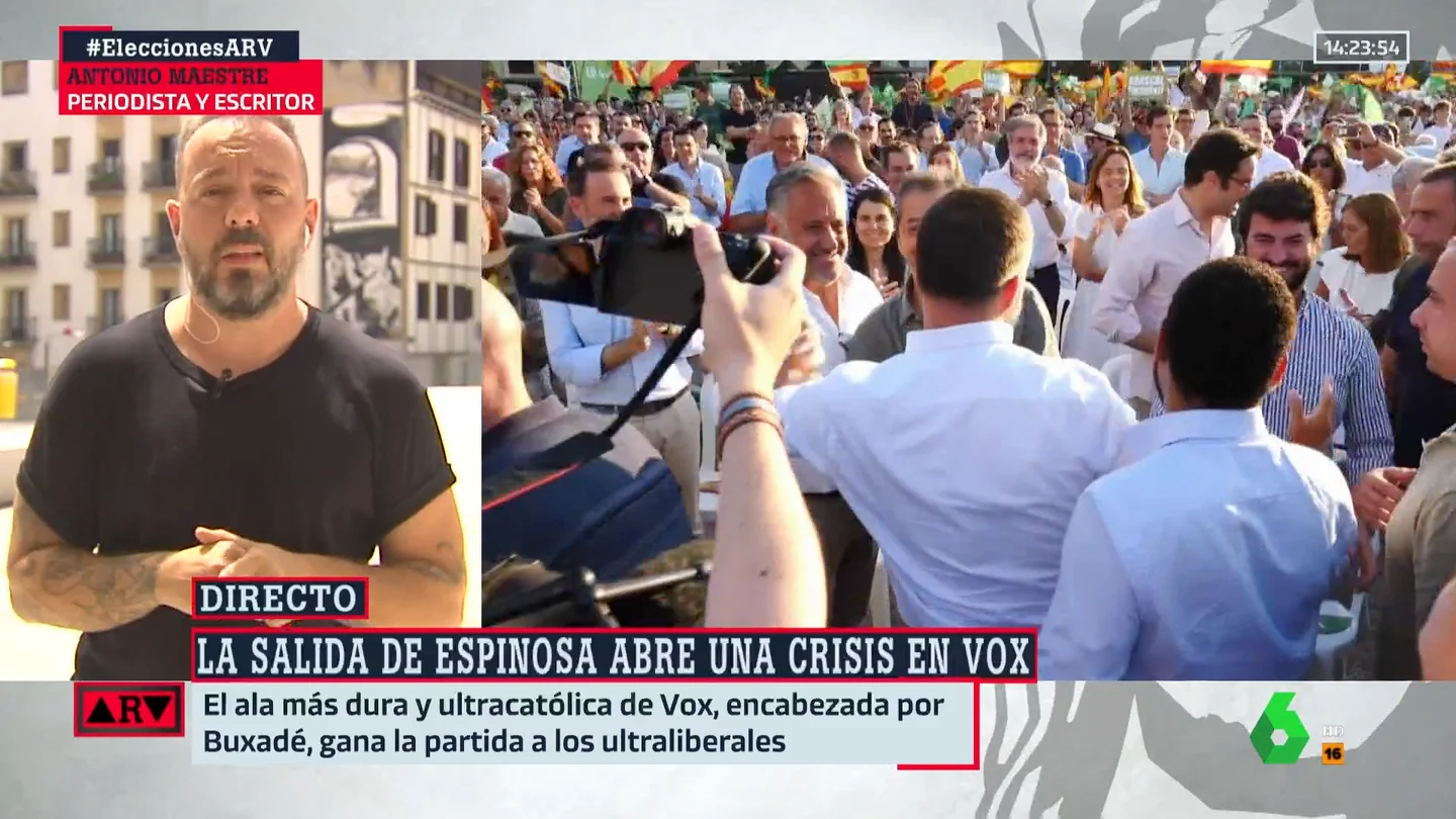 ¿Puede beneficiar al PP la marcha de Espinosa de Monteros? Antonio Maestre responde ¿Puede beneficiar al PP la marcha de Espinosa de Monteros? Antonio Maestre responde