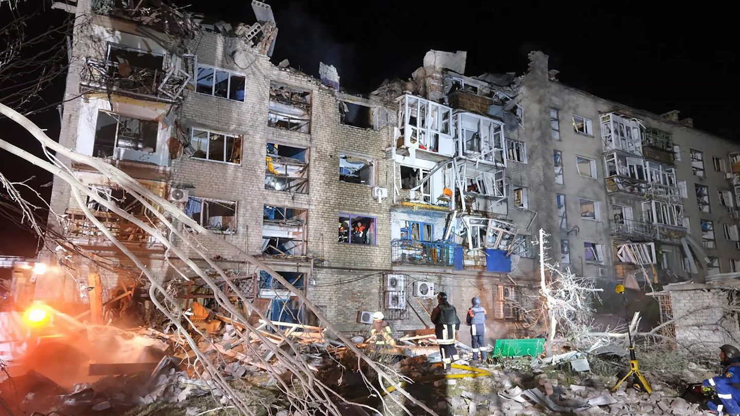 Un ataque con misiles en la ciudad de Pokrovsk, región de Donetsk, este de Ucrania. Un ataque con misiles en la ciudad de Pokrovsk, región de Donetsk, este de Ucrania.
