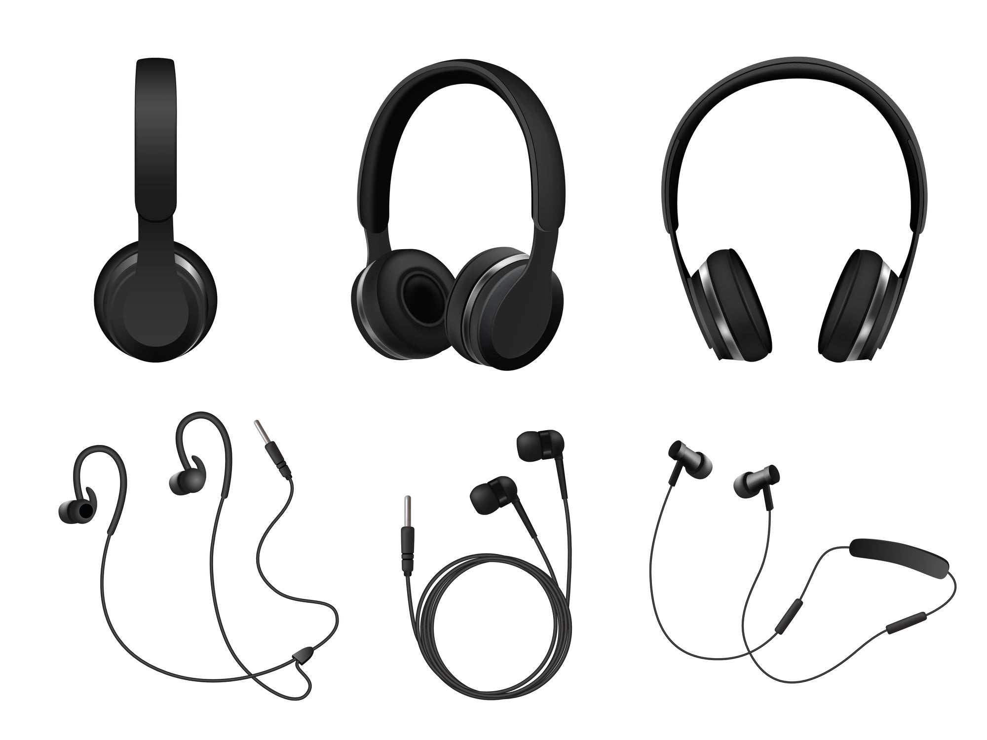 Tipos de auriculares por su forma: estos son los diseños más
