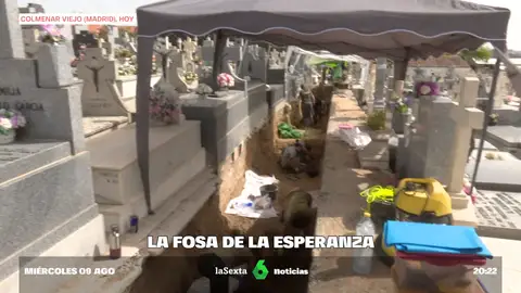 Familiares de víctimas del franquismo temen por el futuro de las exhumaciones en la fosa de Colmenar