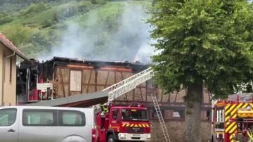 El incendio en Alsacia (Francia) en un albergue que acogía personas con minusvalías psíquicas.