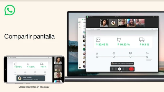 Así funcionan las tres últimas novedades que llegan a WhatsApp que permiten hasta compartir la pantalla en videollamadas Así funcionan las tres últimas novedades que llegan a WhatsApp que permiten hasta compartir la pantalla en videollamadas