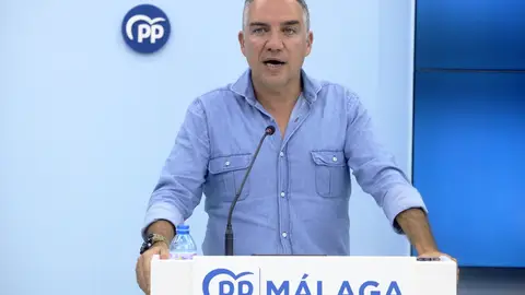 El coordinador general del PP y número uno al Congreso por Málaga, Elías Bendodo.