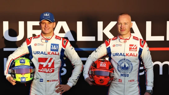Mick Schumacher y Nikita Mazepin Mick Schumacher y Nikita Mazepin