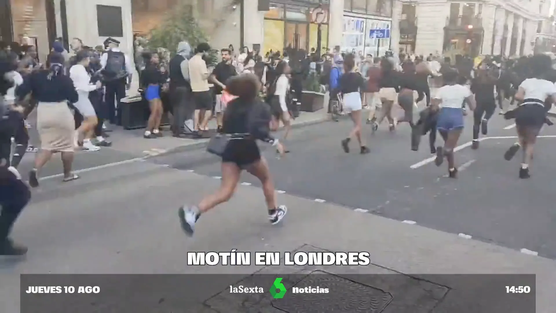 motin en londres