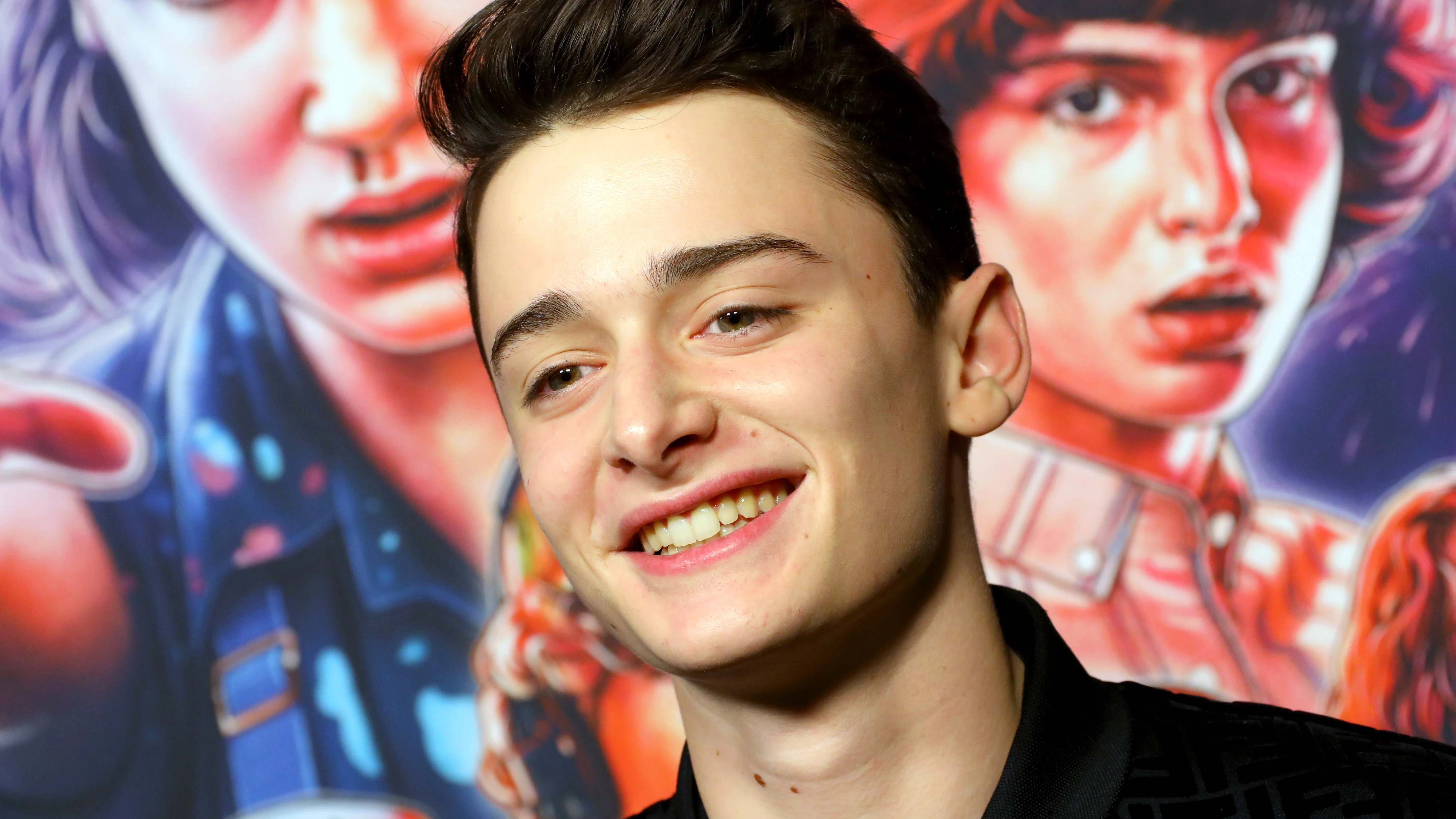 Noah Schnapp en el estreno de la tercera temporada de 'Stranger Things' en el teatro Linwood Dunn, en Hollywood, en 2019