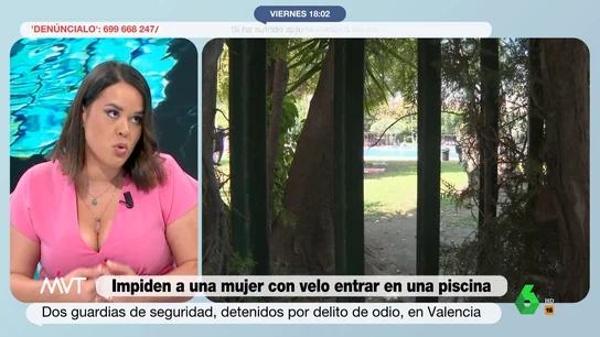 Impiden a una mujer entrar en una piscina de Valencia por llevar velo: "Vete a tu puto país" Impiden a una mujer entrar en una piscina de Valencia por llevar velo: "Vete a tu puto país"
