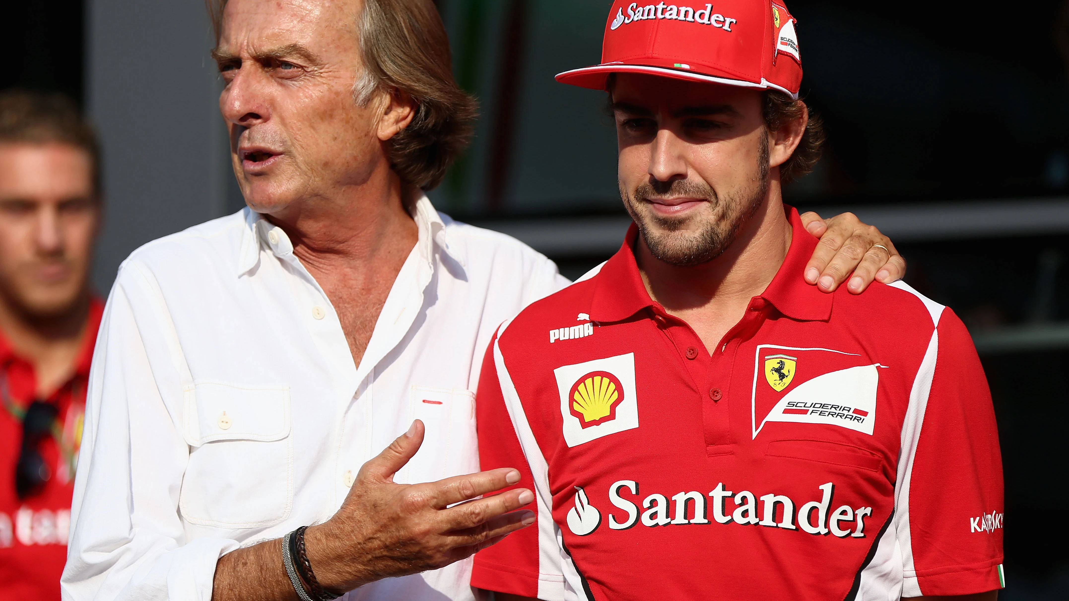 Luca di Montezemolo y Fernando Alonso