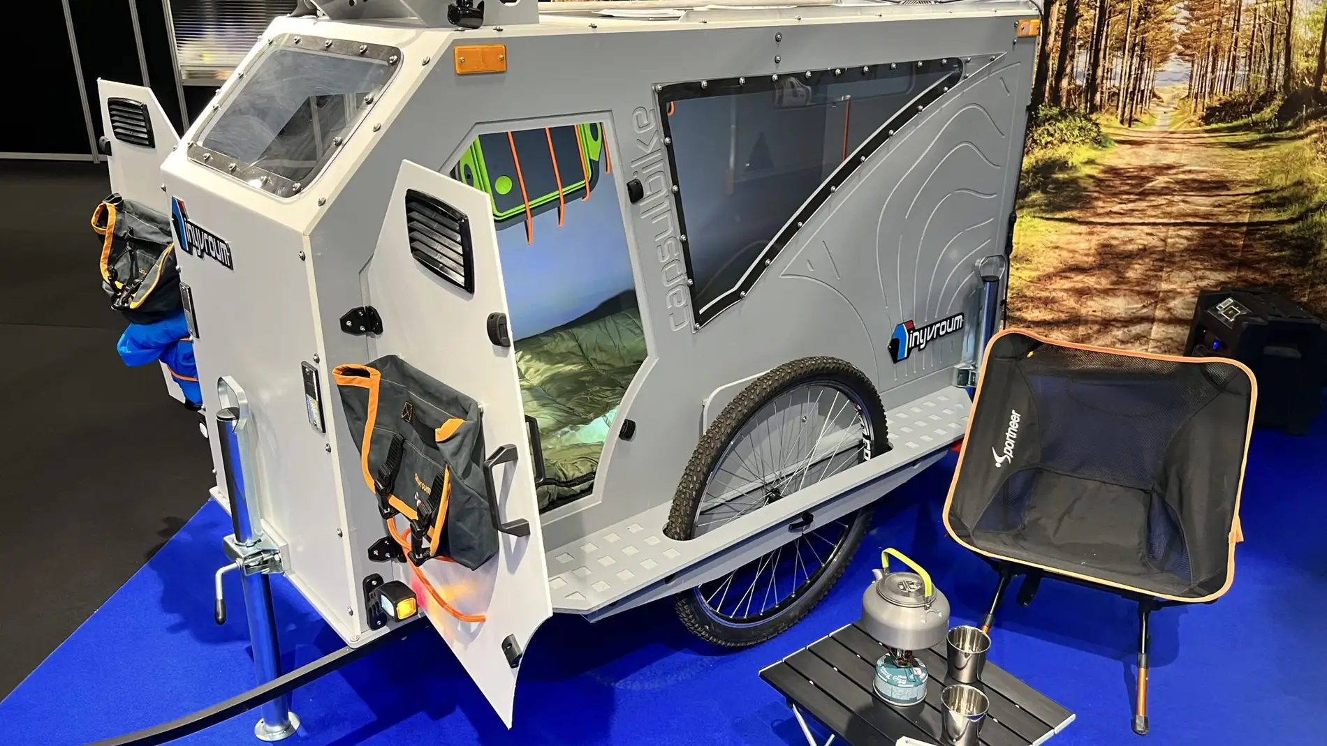 La mini caravana creada para los amantes de la bicicleta 