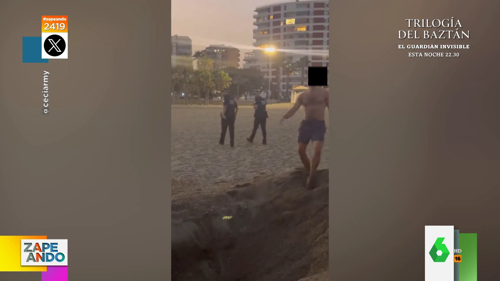 La "romántica y absurda" razón por la que un chico cava un enorme hoyo en la playa