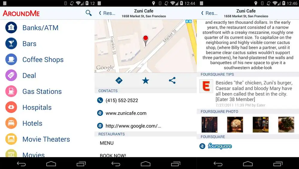 Asi es la app AroundMe Asi es la app AroundMe