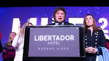 Javier Milei, tras las elecciones primarias en Argentina