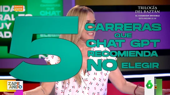 Las cinco carreras que no debes elegir: Chat GPT selecciona las que tienen peores salidas laborales Las cinco carreras que no debes elegir: Chat GPT selecciona las que tienen peores salidas laborales
